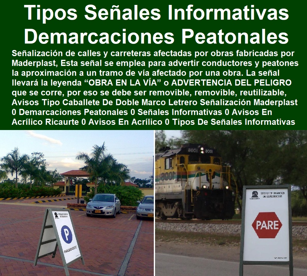 Avisos Tipo Caballete De Doble Marco Letrero Señalización Maderplast 0 Demarcaciones Peatonales 0 Señales Informativas 0 Avisos En Acrílico Ricaurte 0 Avisos En Acrílico 0 Tipos De Señales  0 Señales Informativas De Emergencia Avisos Tipo Caballete De Doble Marco Letrero Señalización Maderplast 0 Demarcaciones Peatonales 0 Señales Informativas 0  Señalización Para Áreas Ecológicas 0 Acrílico Para Señalética 0 Venta De Señalización Vial Bogotá 0 Materiales Para Señaletica Pdf 0 Tipos De Señalética Informativa 0 Señalizacion Vial Colombia 0 Demarcaciones Viales En Colombia Colores 0 Cartel De Señalización De Precaución Suelo Mojado 0 Panel Tipo Caballete De Doble Marco Para Carteles 0 Señales Ecológicas 0 Aviso Vallas Maderplast 0 Caballetes Publicitarios Para Exterior Personalizables 0 Señales Ambientales Y Su Significado Avisos En Acrílico Ricaurte 0 Avisos En Acrílico 0 Tipos De Señales  0 Señales Informativas De Emergencia